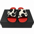 FUR RED SLIDES 594