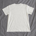 Embroidered Simple T Shirt White