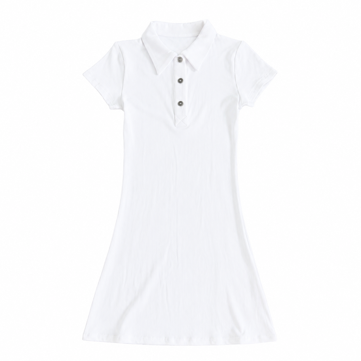 POLO DRESS 577 WHITE