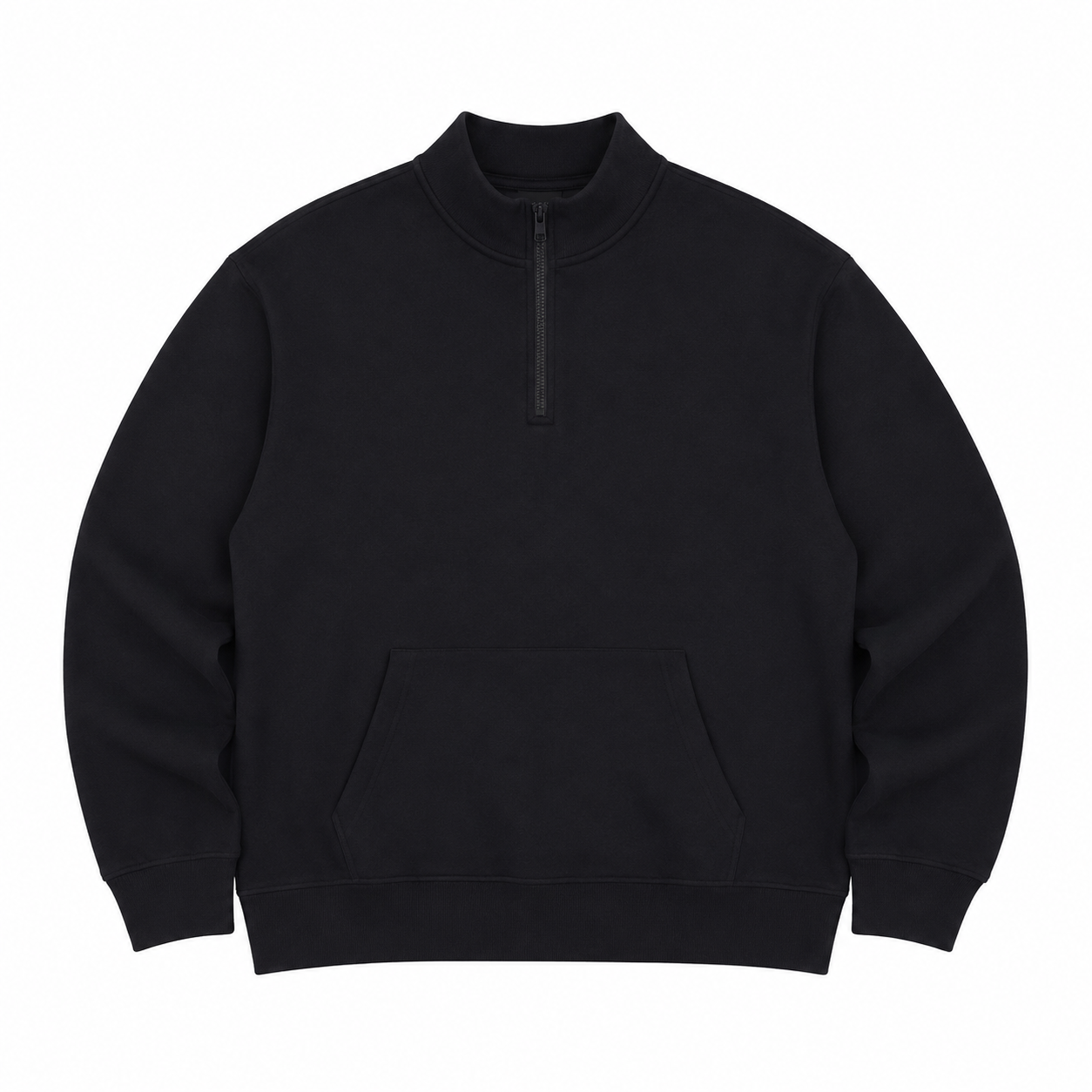 BLACK QUARTER ZIP 371