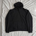 Pattern Full Print Hoodie Black