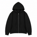 BLACK ZIP UP 327