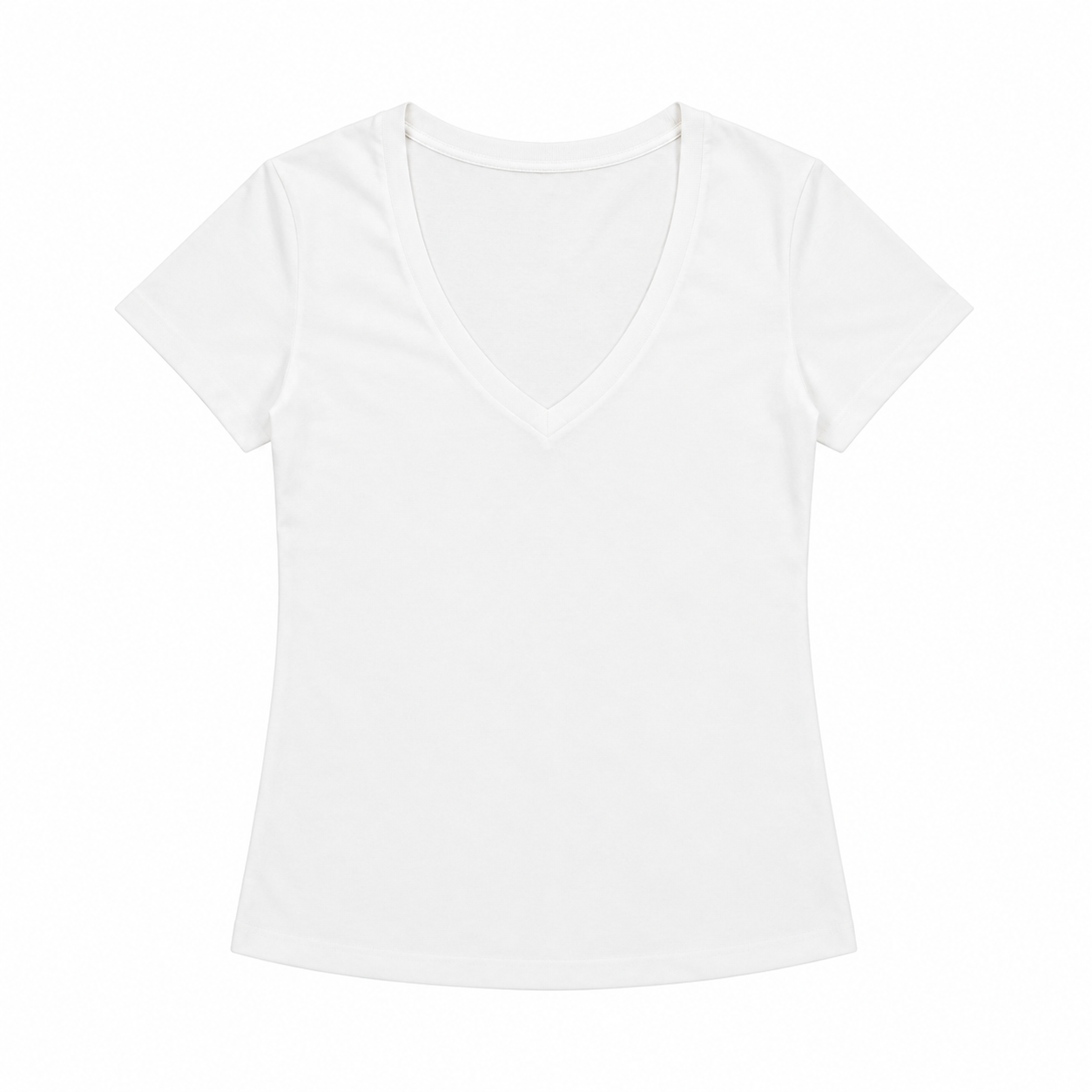 WHITE V NECK 365