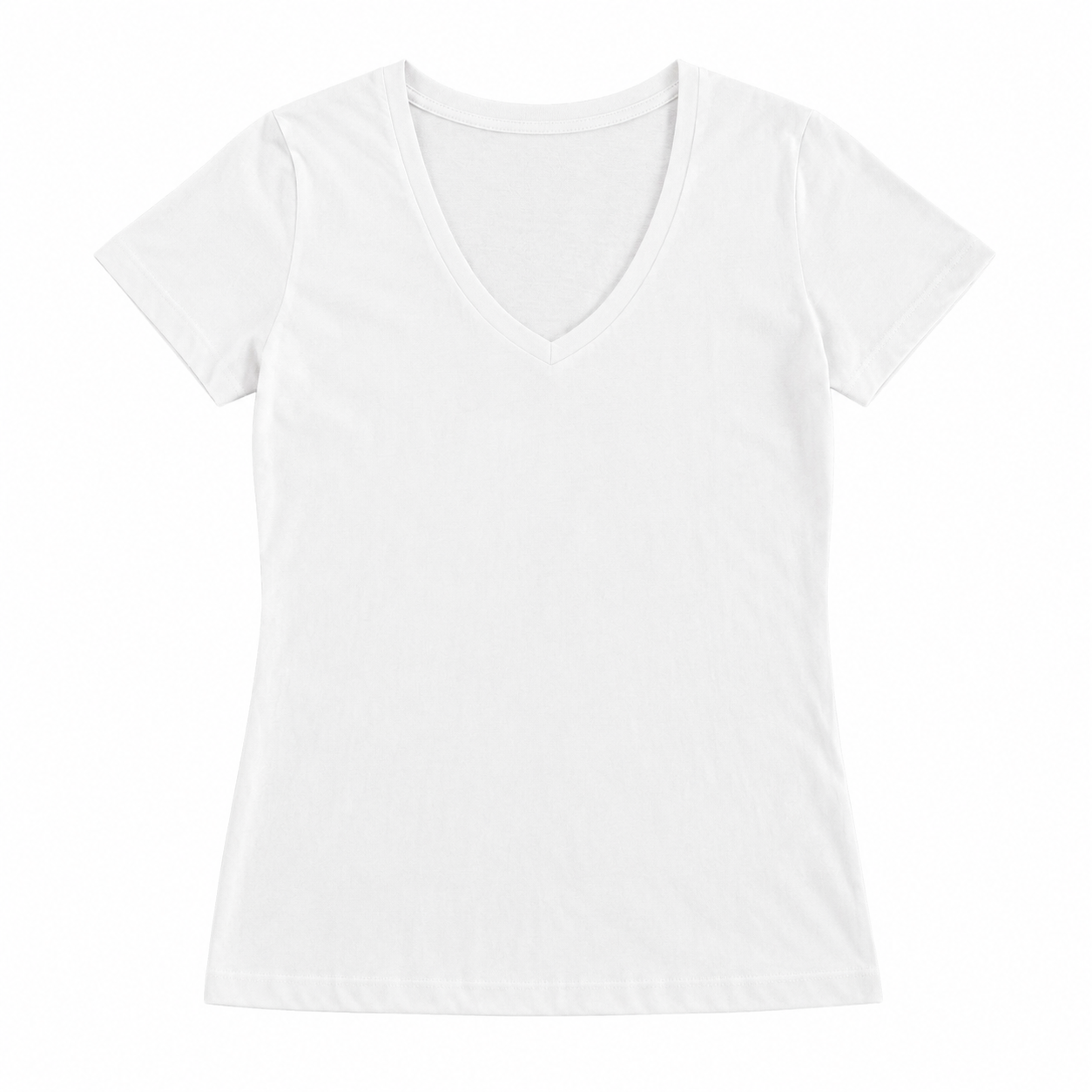 WHITE V NECK 571