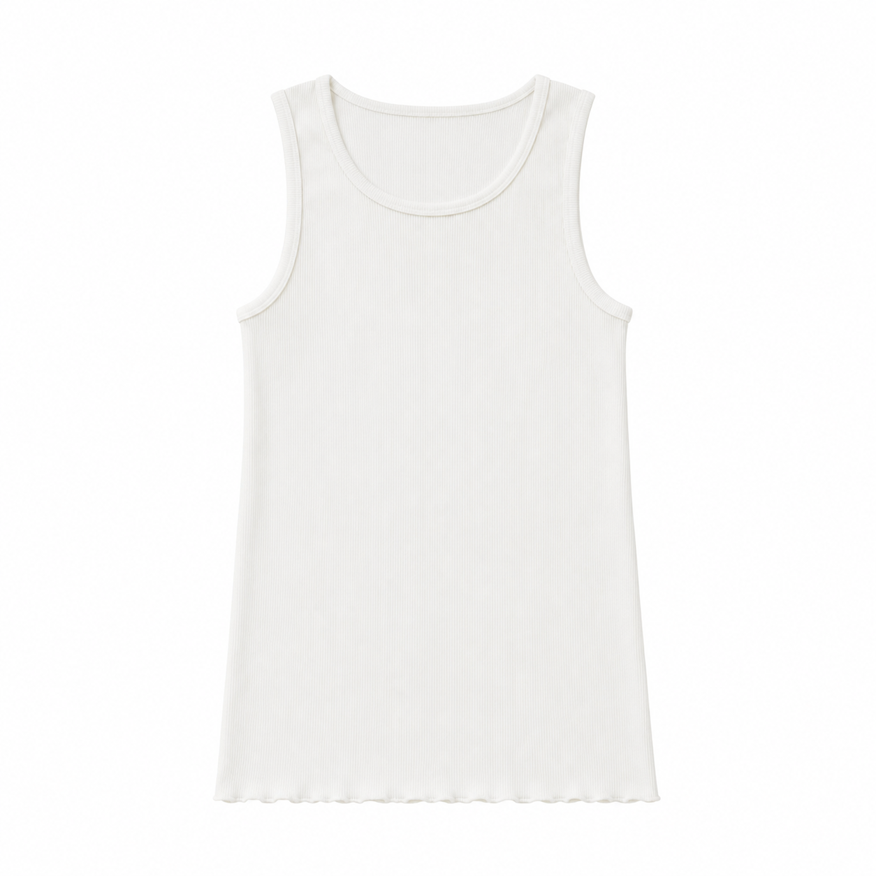 WHITE TANK TOP