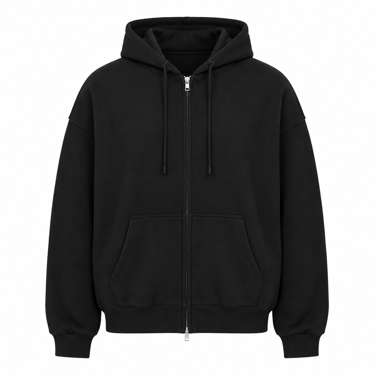 BLACK ZIP UP 510