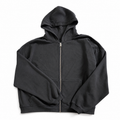 BLACK ZIP UP 527