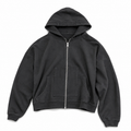 BLACK ZIP UP 534