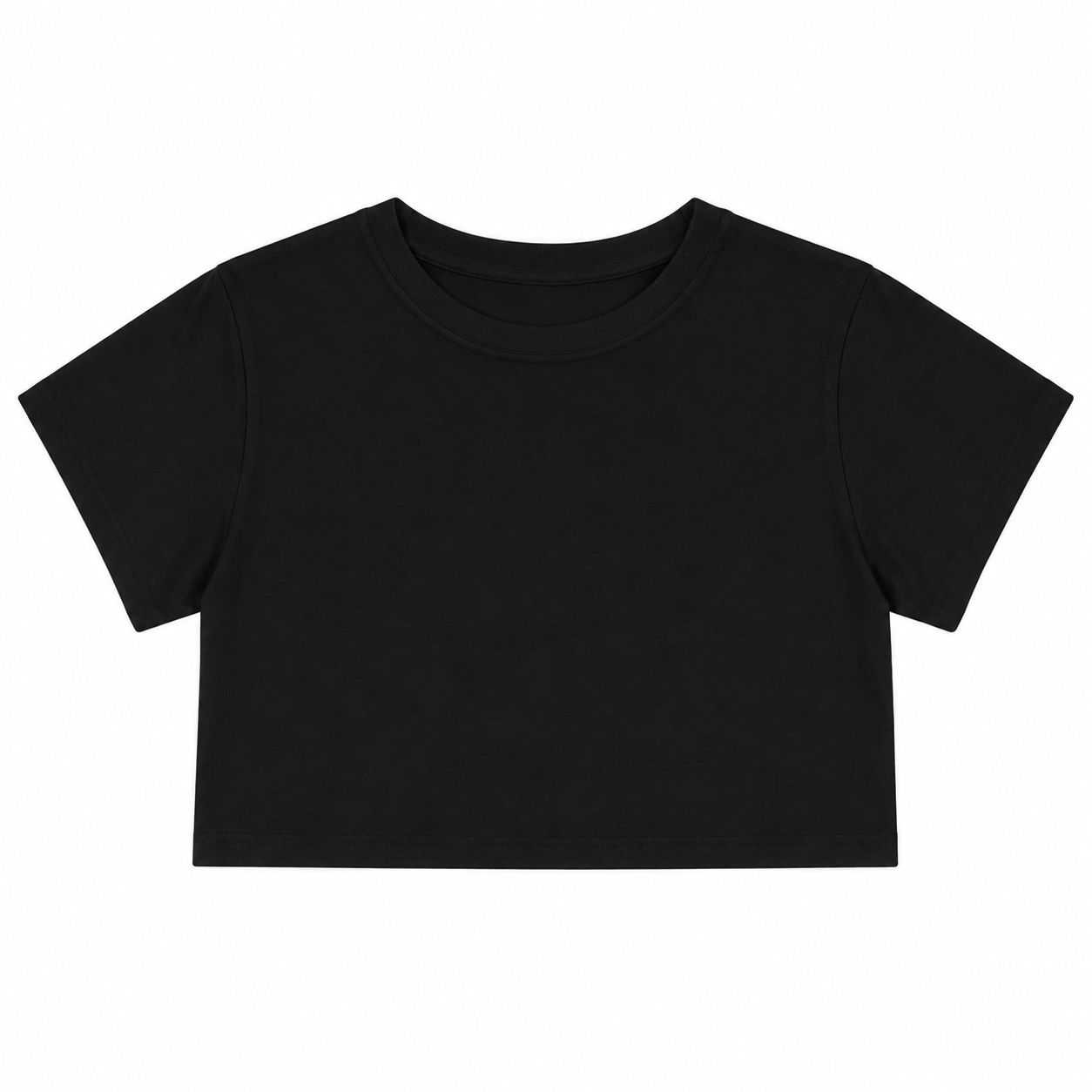 BLACK CROP TOP 385
